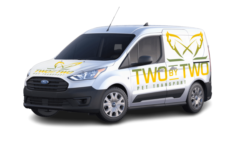 Two by Two pet transport service van